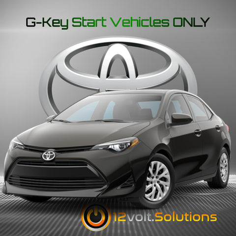 2012-2013 Toyota Corolla Plug & Play Remote Start Kit (G-Key)-12Volt.Solutions