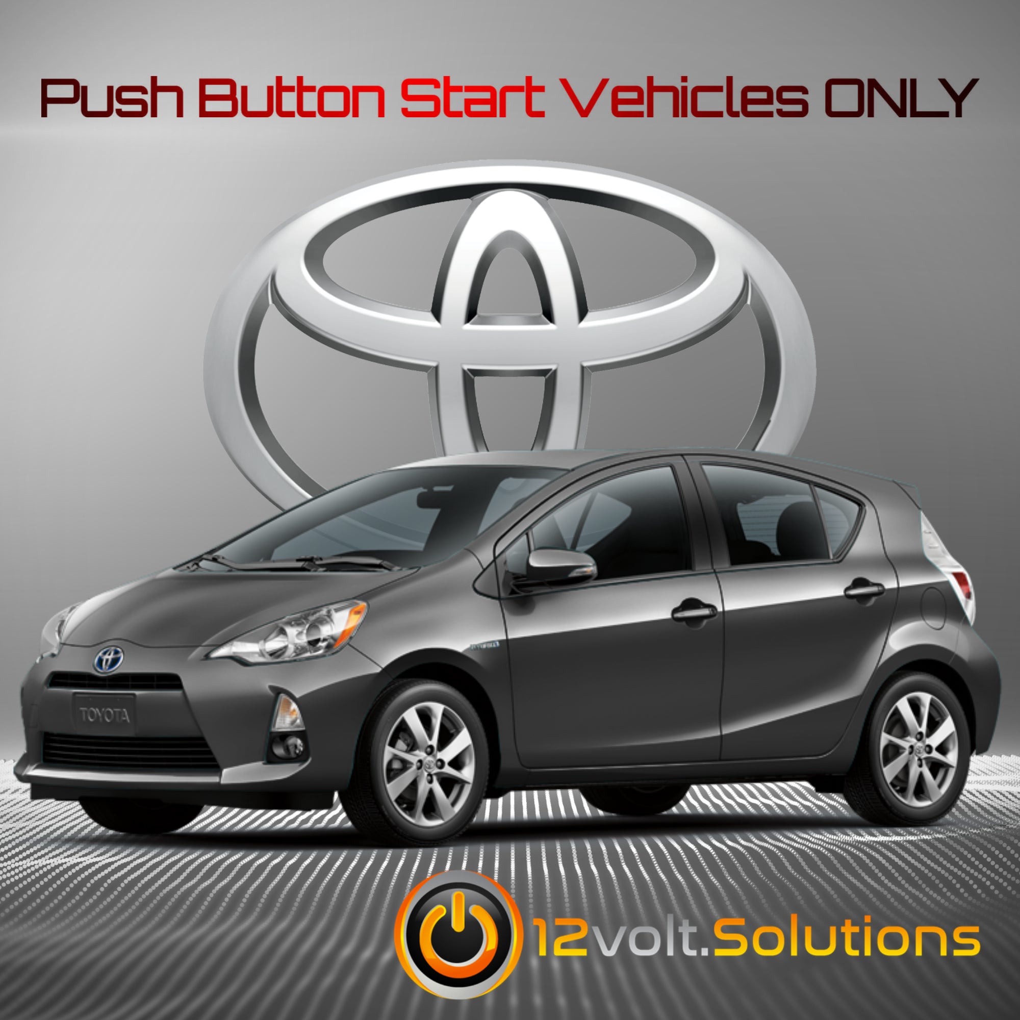 2012-2014 Toyota Prius C Plug and Play Remote Start Kit