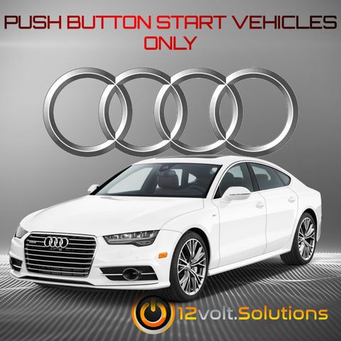 2012-2018 Audi A7 Plug and Play Remote Start Kit-12Volt.Solutions