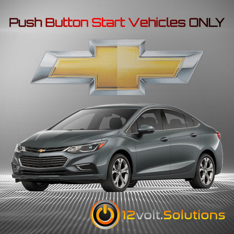 2012-2019 Chevrolet Cruze Plug and Play Remote Start Kit (Push Button Start)-12Volt.Solutions