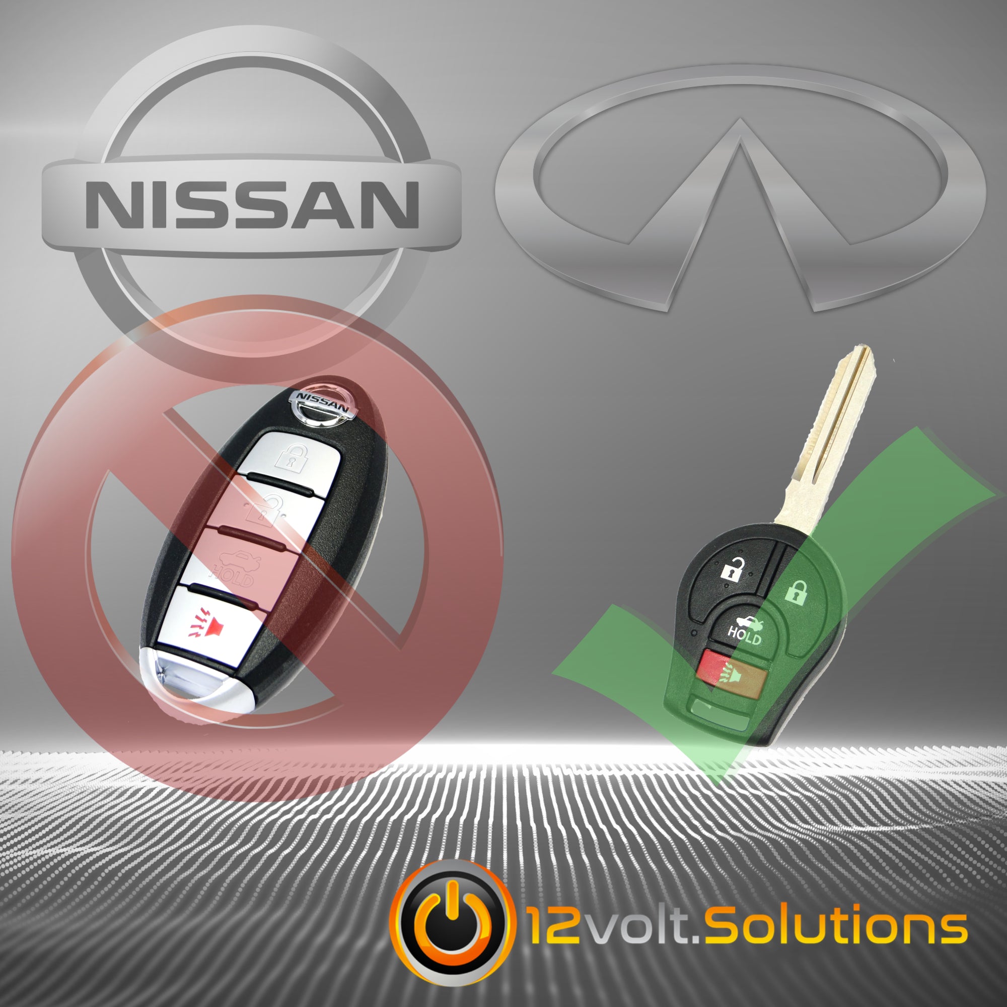 2012-2021 Nissan NV 1500/2500/3500 VAN Remote Start Plug and Play Kit (Standard Key)-12Volt.Solutions