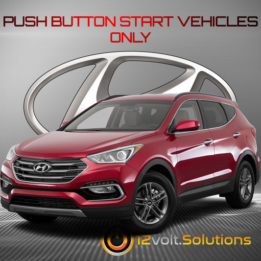 2013-2016 Hyundai Santa Fe Remote Start Plug and Play Kit (Push Button Start)-12Volt.Solutions