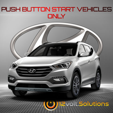 2013-2016 Hyundai Santa Fe Sport Remote Start Plug and Play Kit (Push Button Start)-12Volt.Solutions
