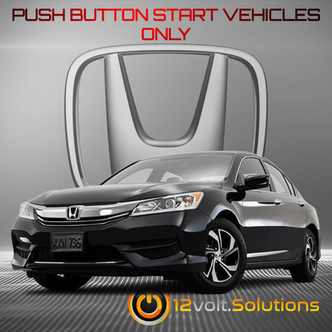2013-2017 Honda Accord Plug & Play Remote Start Kit (Push Button Start)-12Volt.Solutions