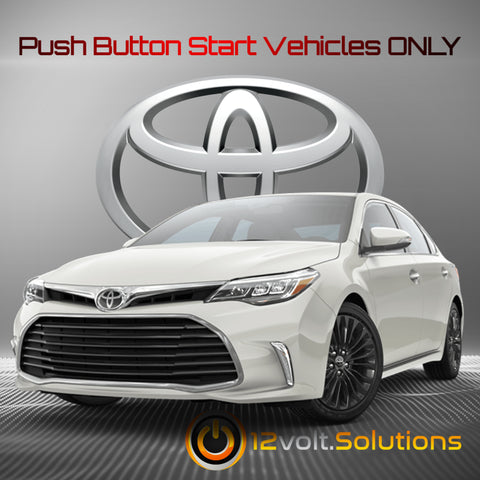 Toyota Avalon Plug & Play Remote Start Kit -12Volt.Solutions