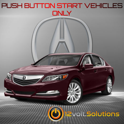 2014-2015 Acura RLX Plug & Play Remote Start Kit (Push Button Start)-12Volt.Solutions