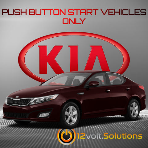 2014-2015 Kia Optima Remote Start Plug and Play Kit (Push Button Start)-12Volt.Solutions