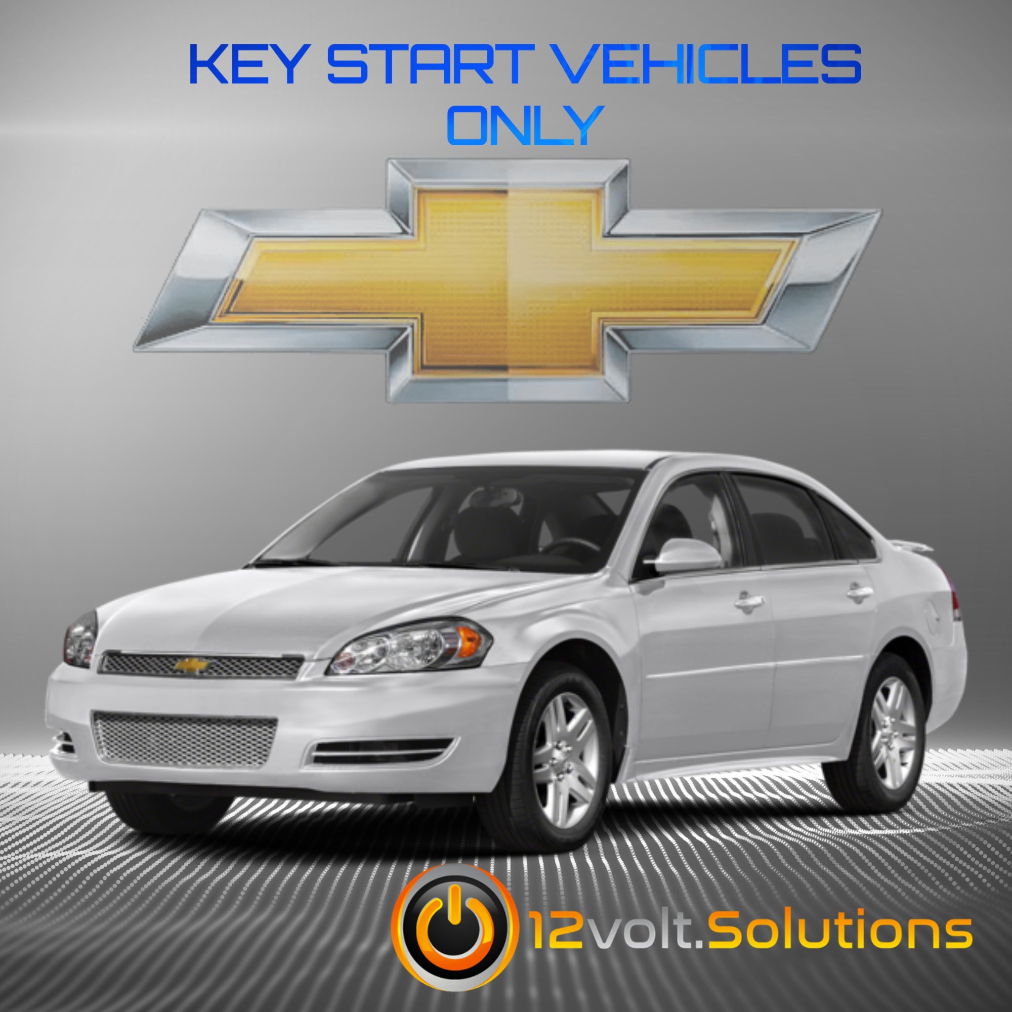 2014-2016 Chevrolet Impala LIMITED Plug & Play Remote Start Kit (Key Start)-12Volt.Solutions