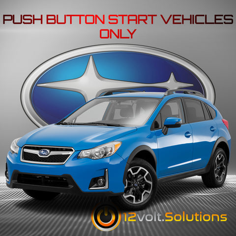 2014-2017 Subaru XV Crosstrek Plug and Play Remote Start Kit (Push Button Start)-12Volt.Solutions