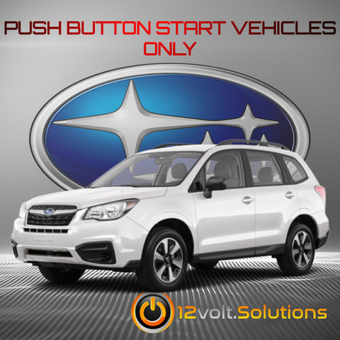 2014-2018 Subaru Forester Plug and Play Remote Start Kit (Push Button Start)-12Volt.Solutions