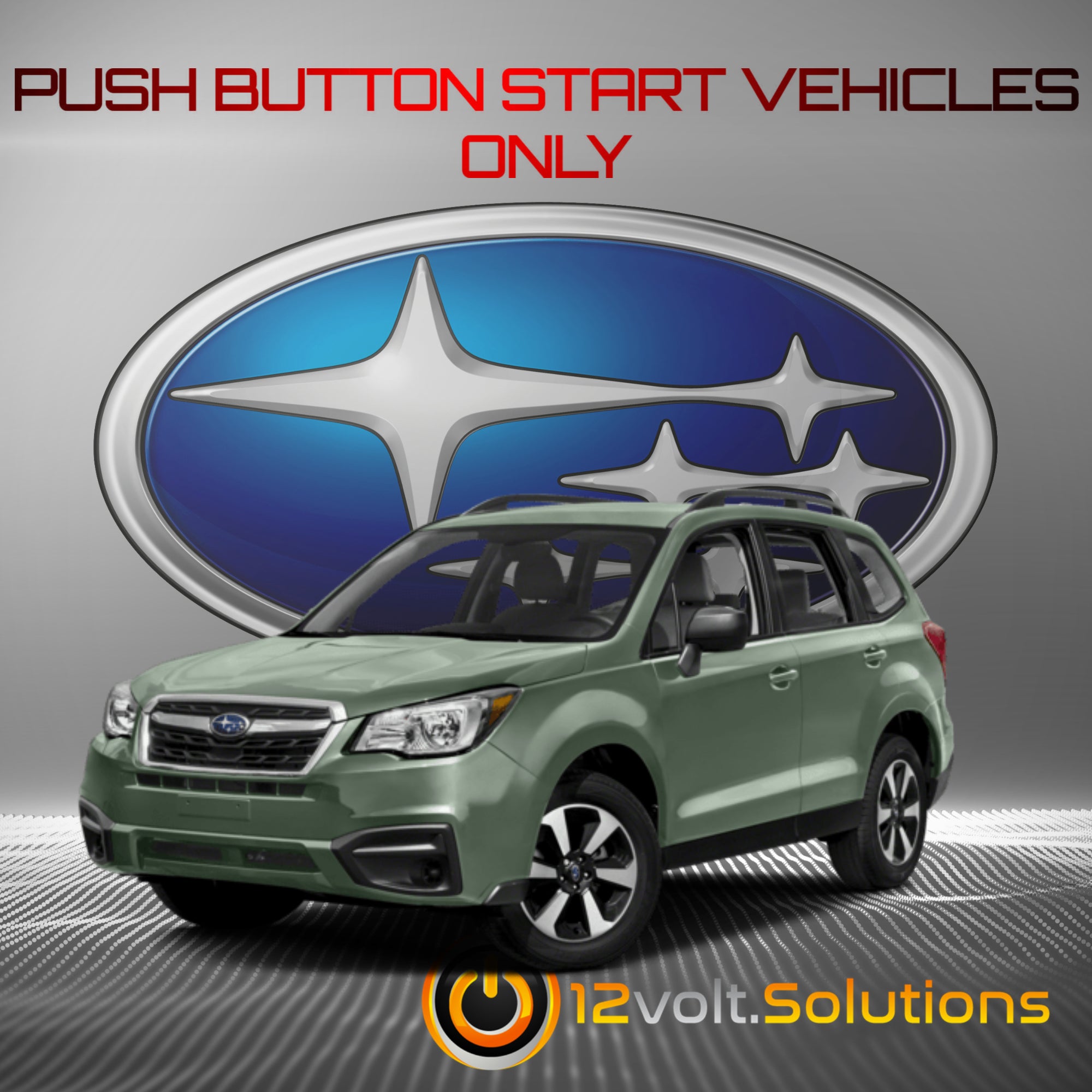 2014-2018 Subaru Forester XT Plug and Play Remote Start Kit (Push Button Start)-12Volt.Solutions