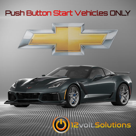 2014-2019 Chevrolet Corvette Plug and Play Remote Start Kit (Push Button Start)-12Volt.Solutions