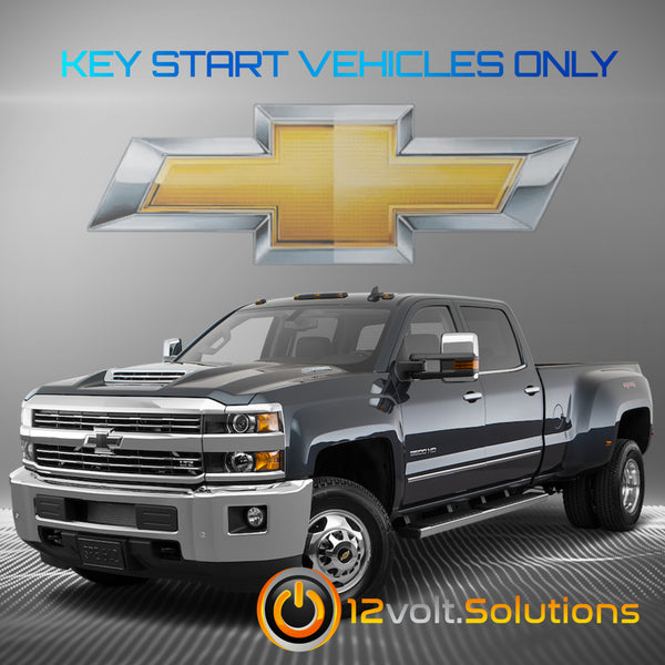 2015 2016 Chevrolet Silverado 2500 3500 Plug Play Remote Start Kit Key Start