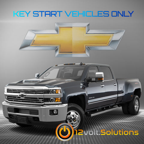 2015-2016 Chevrolet Silverado 2500 3500 Plug & Play Remote Start Kit (Key Start)-12Volt.Solutions