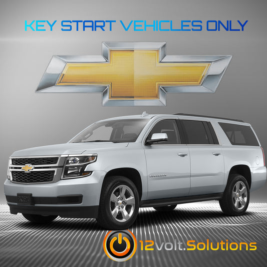 2015-2016 Chevrolet Suburban Plug & Play Remote Start Kit (Key Start)-12Volt.Solutions