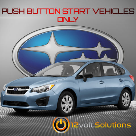 2015-2016 Subaru Impreza Plug and Play Remote Start Kit (Push Button Start)-12Volt.Solutions