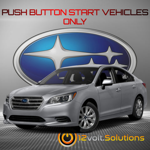 2015-2016 Subaru Legacy Plug and Play Remote Start Kit (Push Button Start)-12Volt.Solutions