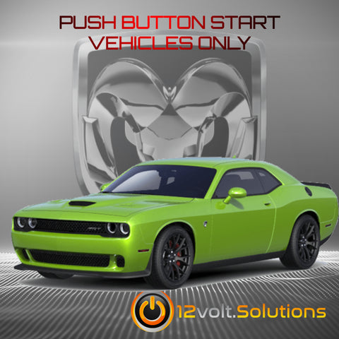 2015-2017 Dodge Challenger Plug & Play Remote Start Kit (Push Button Start)-12Volt.Solutions