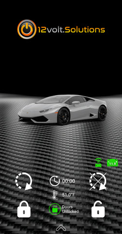 2015-2020 Lamborghini Huracan Plug and Play Remote Start Kit-12Volt.Solutions