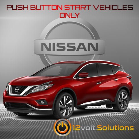 2015-2023 Nissan Murano Remote Start Plug & Play Kit (Push Button Start)-12Volt.Solutions