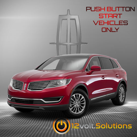 2016-2018 Lincoln MKX Remote Start Plug and Play Kit (Push Button Start)-12Volt.Solutions