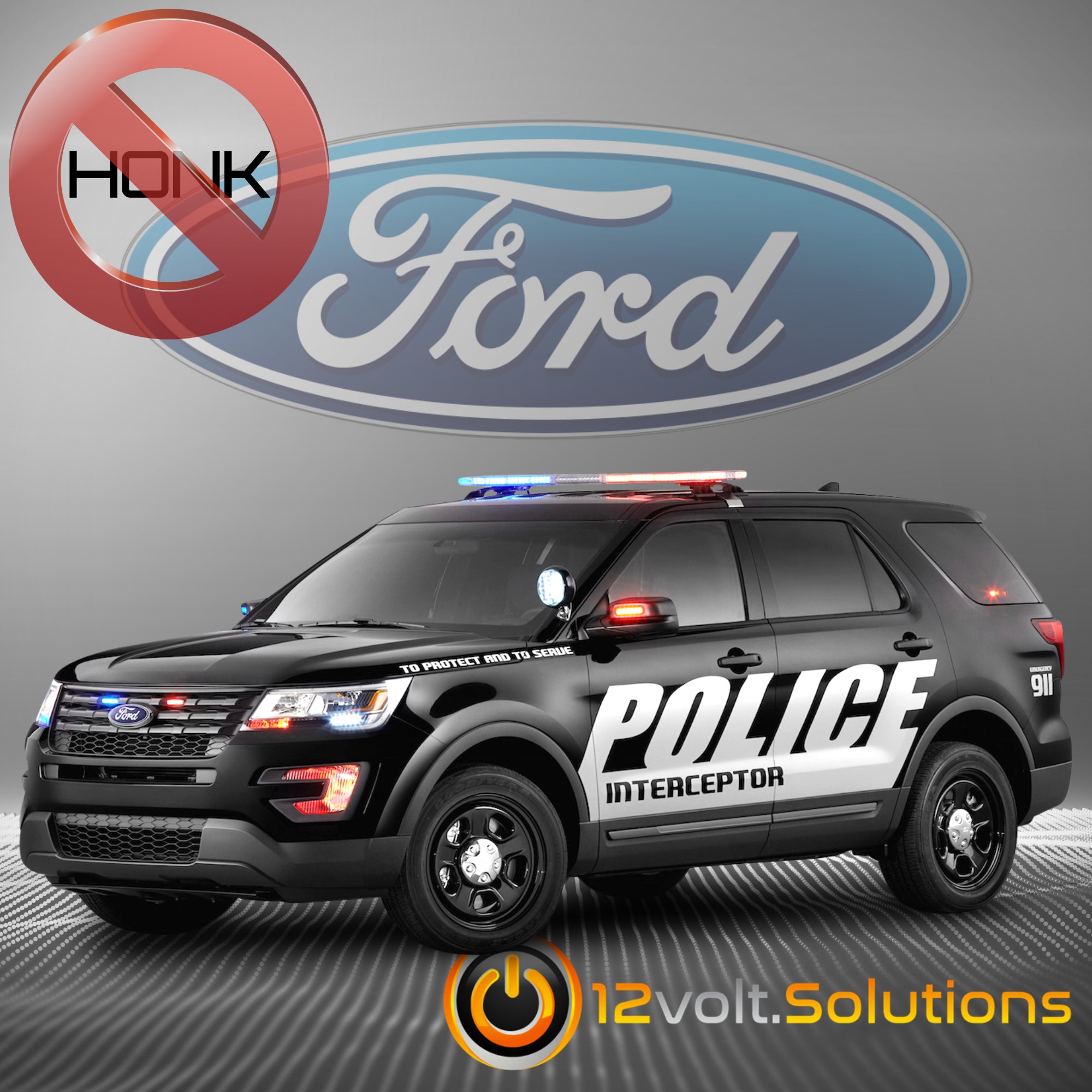 2016-2019 Ford Explorer POLICE INTERCEPTOR Remote Start Plug and Play Kit - NO HORN HONK-12Volt.Solutions