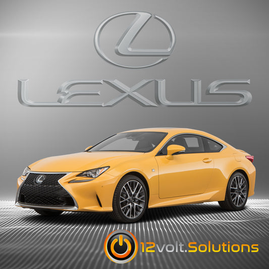 2016-2019 Lexus RC300 Plug & Play Remote Start Kit (Push Button Start)-12Volt.Solutions