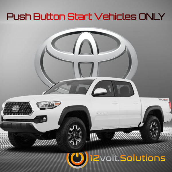 2016 2019 Toyota Tacoma Plug Play Remote Start Kit Push