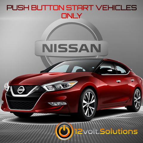 2016-2023 Nissan Maxima Remote Start Plug & Play Kit (Push Button Start)-12Volt.Solutions