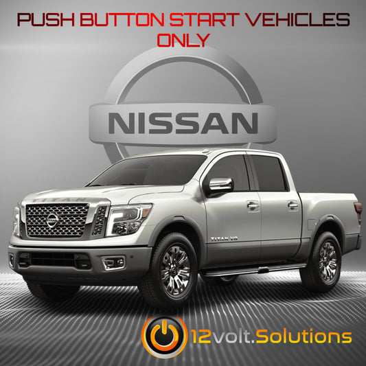 2016-2023 Nissan Titan Remote Start Plug and Play Kit (Push Button Start)-12Volt.Solutions