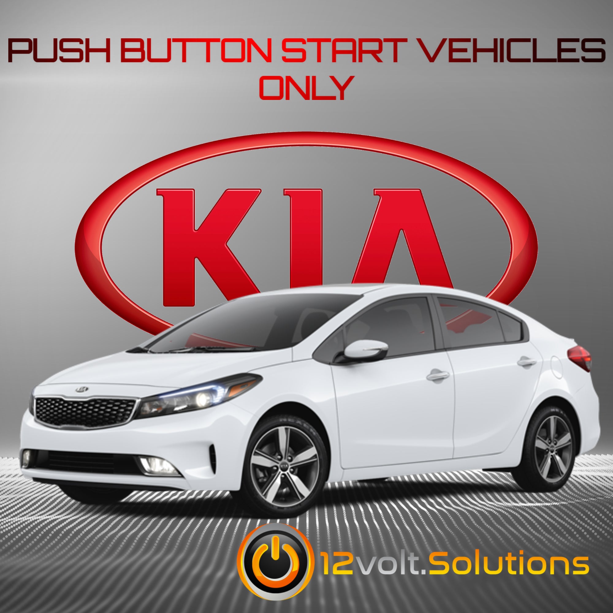 2017-2018 Kia Forte Remote Start Plug and Play Kit (Push Button Start)-12Volt.Solutions