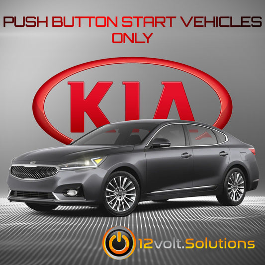 2017-2019 Kia Cadenza Remote Start Plug and Play Kit (Push Button Start)-12Volt.Solutions