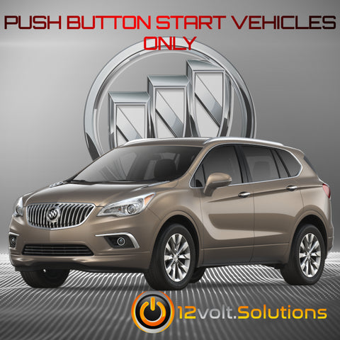 2017-2020 Buick Envision Plug & Play Remote Start Kit (Push Button Start)-12Volt.Solutions