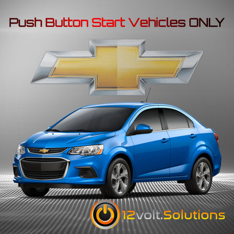 2017-2020 Chevrolet Sonic Plug and Play Remote Start Kit (Push Button Start)-12Volt.Solutions