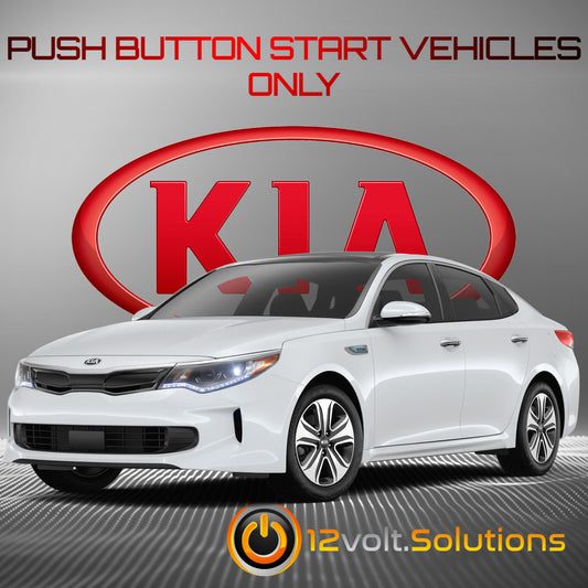 2017-2020 Kia Optima HYBRID Remote Start Plug and Play Kit (Push Button Start)-12Volt.Solutions
