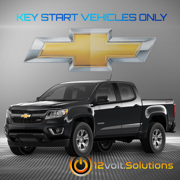 2017 2022 Chevrolet Colorado Plug Play Remote Start Kit Key