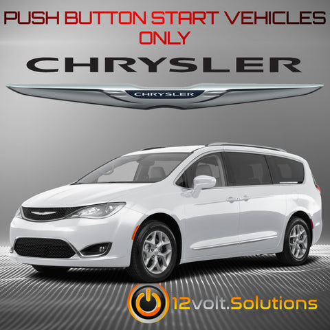 2018-2021 Chrysler Pacifica Plug & Play Remote Start Kit (Push Button Start)-12Volt.Solutions