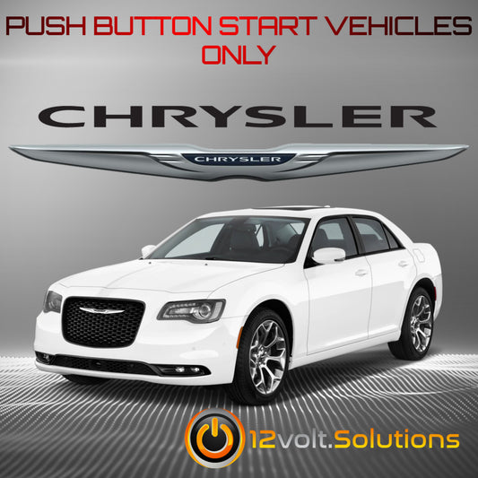 2018 Chrysler 300/300c Plug & Play Remote Start Kit (Push Button Start)-12Volt.Solutions