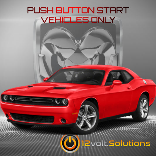 2018 Dodge Challenger Plug & Play Remote Start Kit (Push Button Start)-12Volt.Solutions