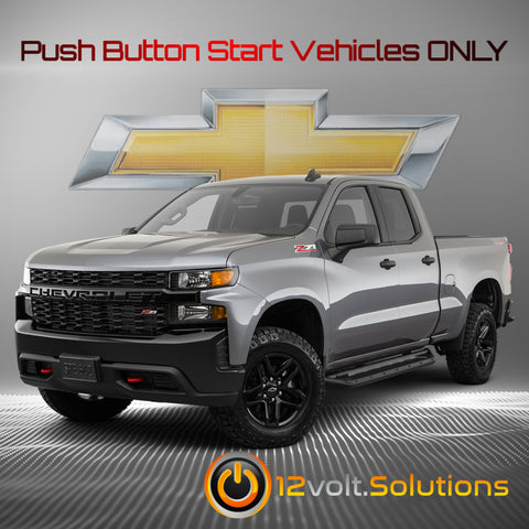 2019-2020 Chevrolet Silverado 1500 Plug and Play Remote Start Kit (Push Button Start)-12Volt.Solutions