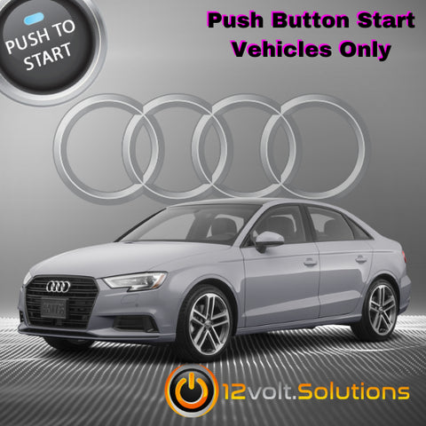 2019-2021 Audi A3 Plug and Play Remote Start Kit (Push Button Start)-12Volt.Solutions