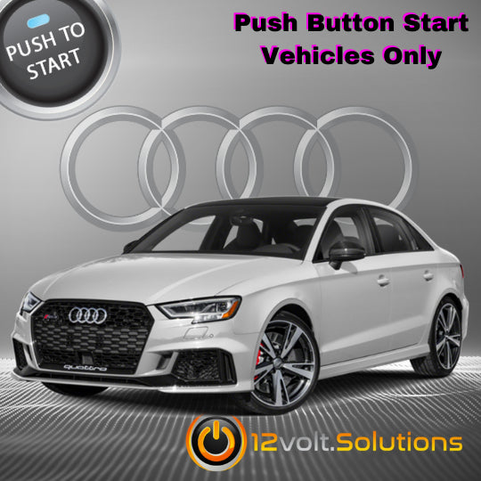 2019-2021 Audi RS3 Plug and Play Remote Start Kit (Push Button Start)-12Volt.Solutions