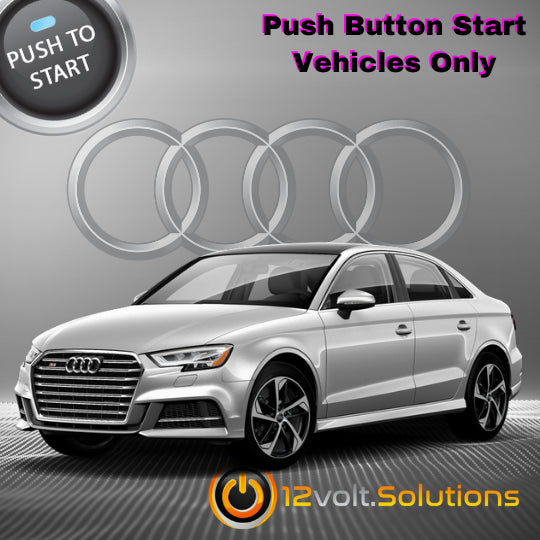 2019-2021 Audi S3 Plug and Play Remote Start Kit (Push Button Start)-12Volt.Solutions