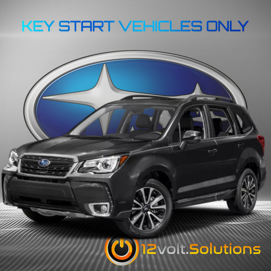 2019-2021 Subaru Forester Plug and Play Remote Start Kit (Key Start)-12Volt.Solutions