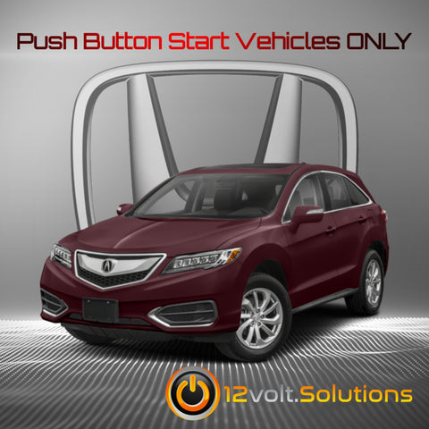 2019 2022 Acura RDX Plug Play Remote Start Kit Push Button