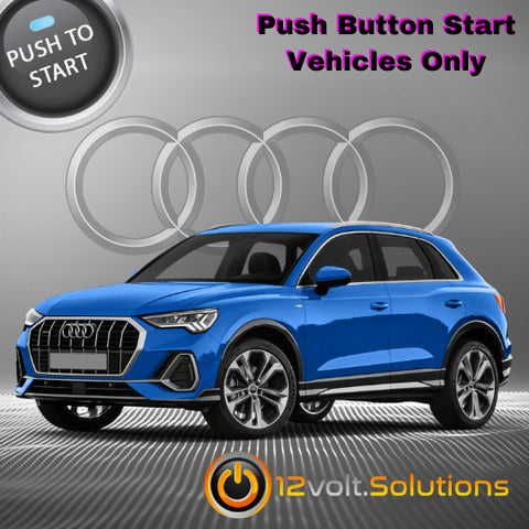 2019-2022 Audi Q3 Plug and Play Remote Start Kit (Push Button Start)-12Volt.Solutions
