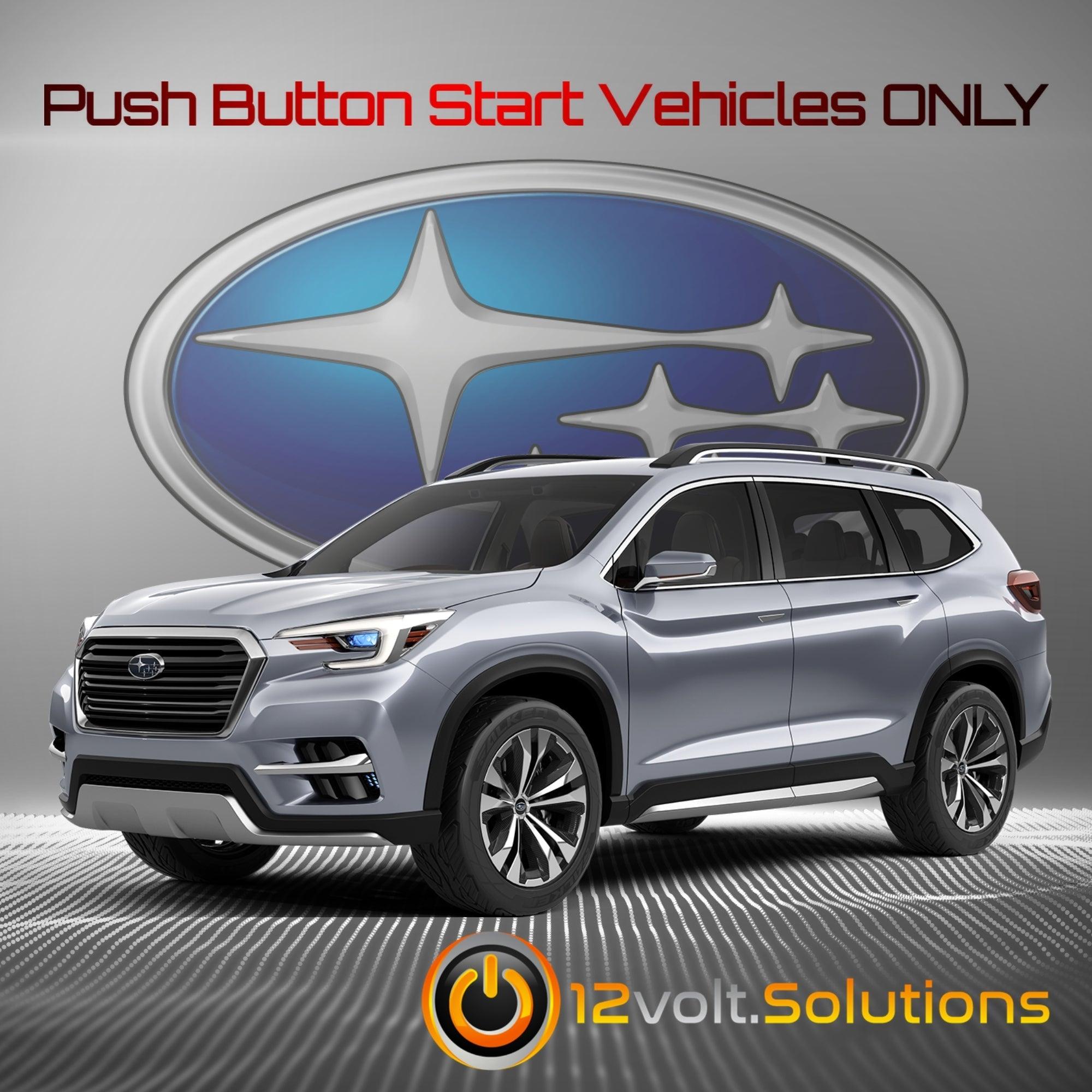 2019-2022 Subaru Ascent Plug and Play Remote Start Kit (Push Button Start)-12Volt.Solutions