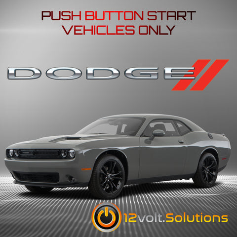 2019-2023 Dodge Challenger Plug & Play Remote Start Kit (Push Button Start)-12Volt.Solutions