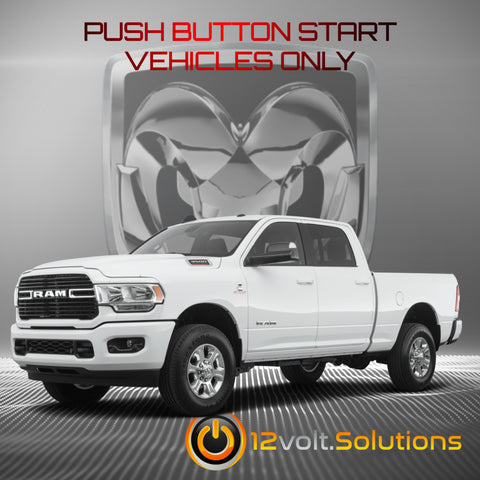 2019-2023 RAM 2500/3500/4500/5500 Truck Plug & Play Remote Start Kit (Push Button Start)-12Volt.Solutions