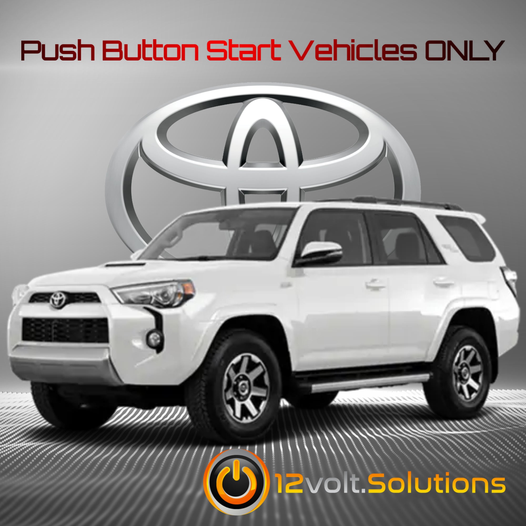 2020-2021 Toyota 4Runner Plug & Play Remote Start Kit (Push Button Start)-12Volt.Solutions